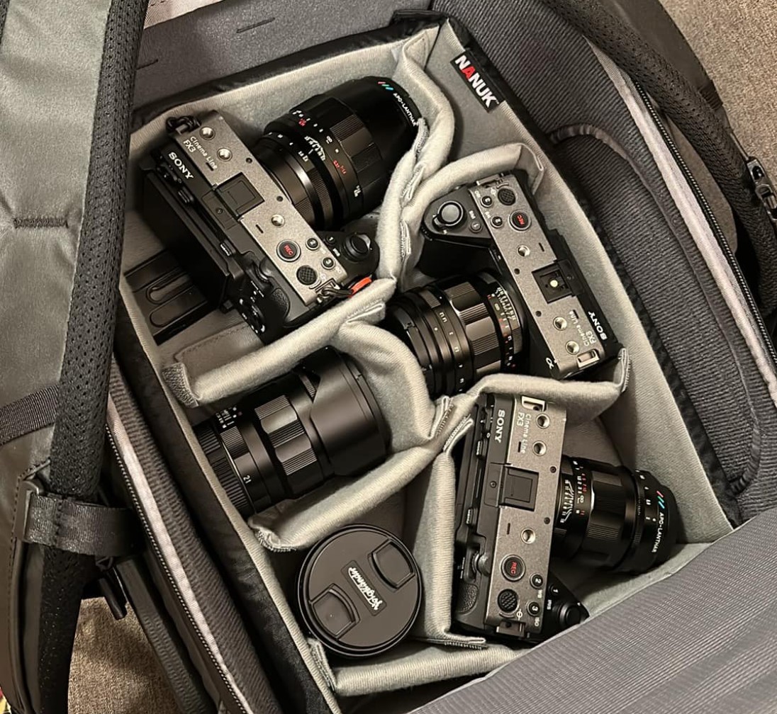 Compact cinema cameras & lenses